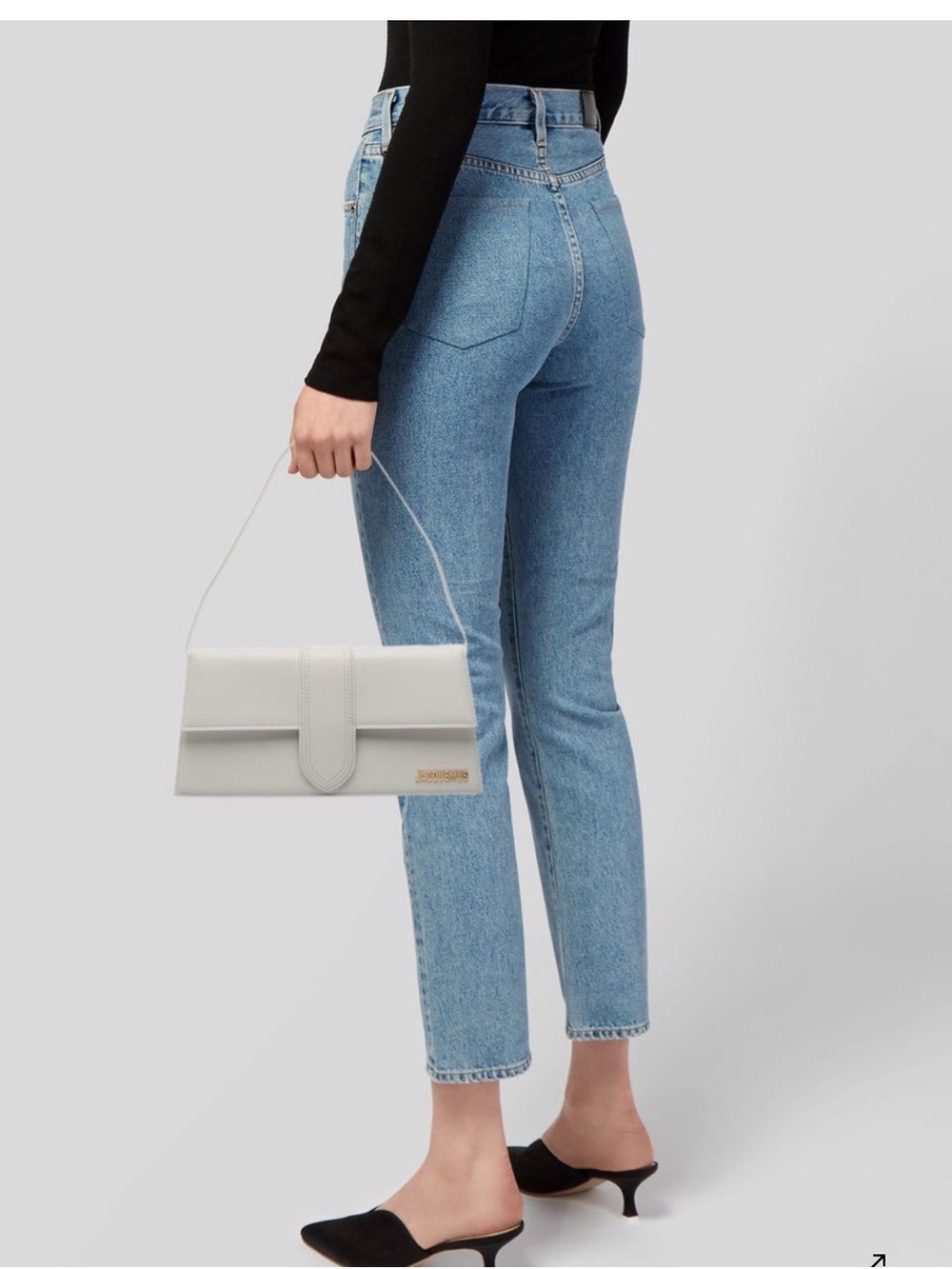 NWOT Authentic Jacquemus Le Bambino Long Shoulder Bag